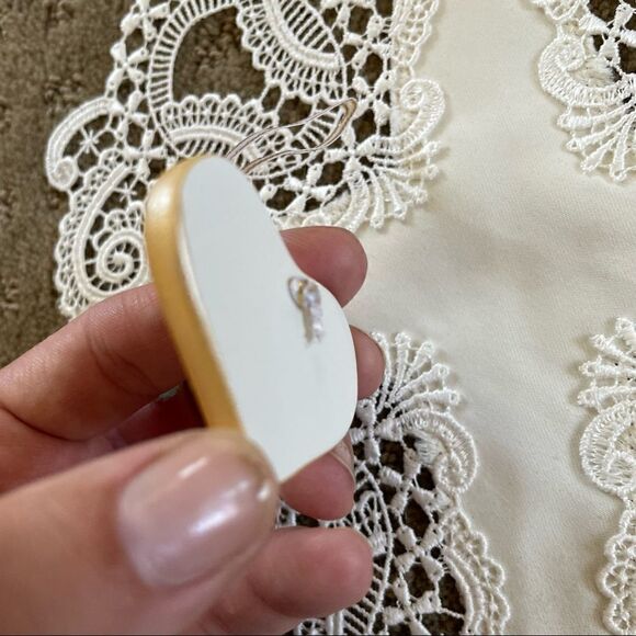 Hand Crafted Ceramic Pendant Gift Tag Wedding Gift - Picture 4 of 8